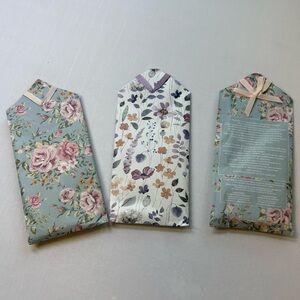 Set of 3 GC Fragrance Scented Sachet Packets Floral Print and Scent